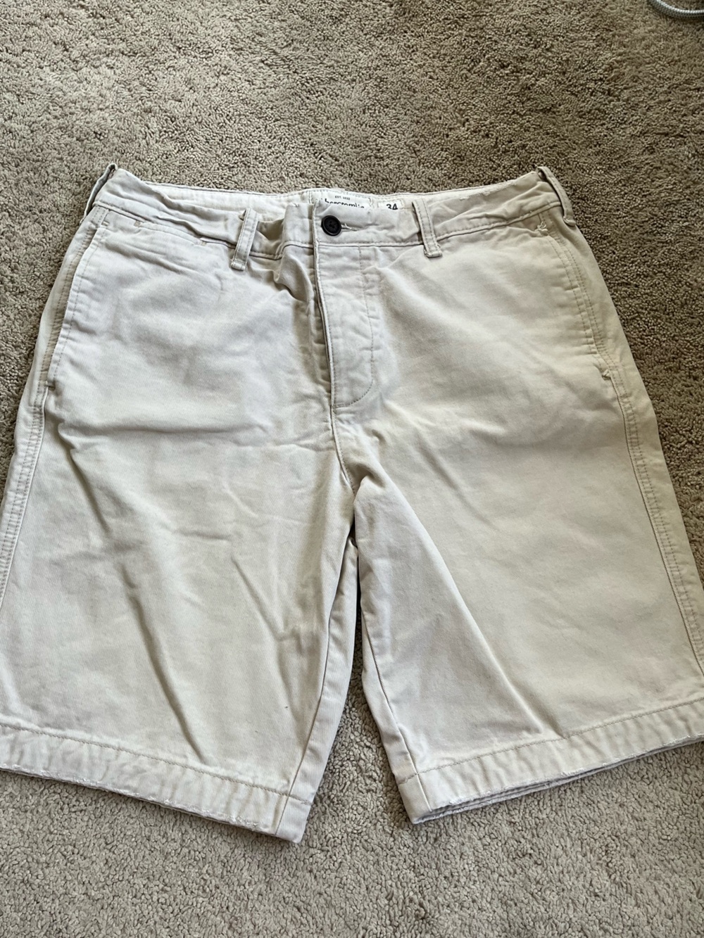 Abercrombie and Fitch Men’s Khaki Shorts